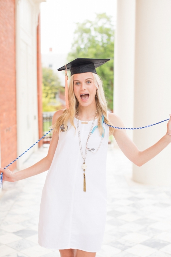 Graduation photo... "Look out world - here I come!!!"